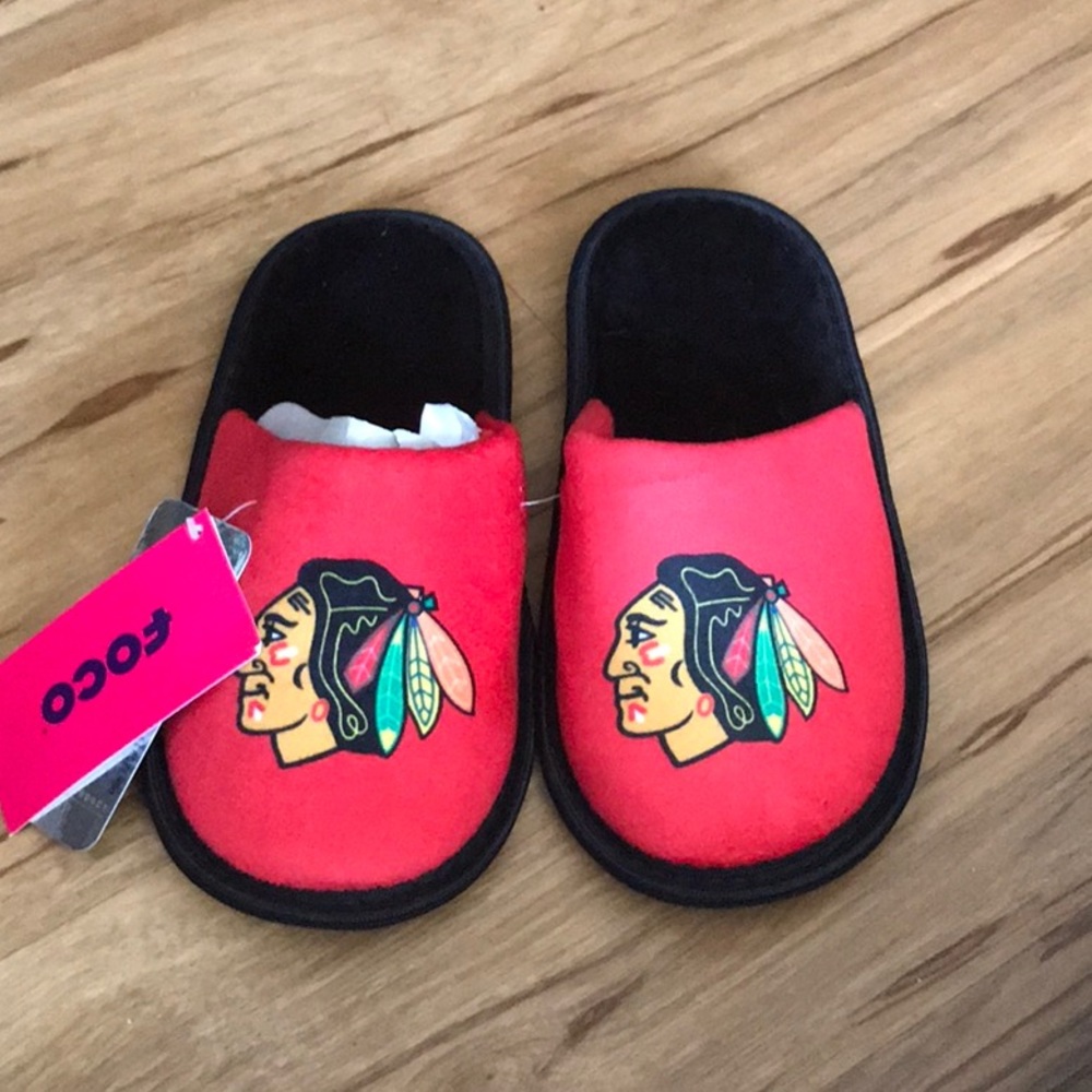 Chicago Blackhawks Slippers